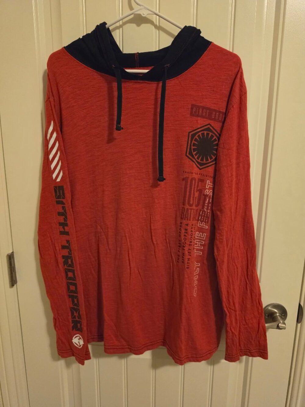 Star Wars Sith Trooper Hooded T-Shirt DisneyParks 'The Rise of Skywalker' XL
